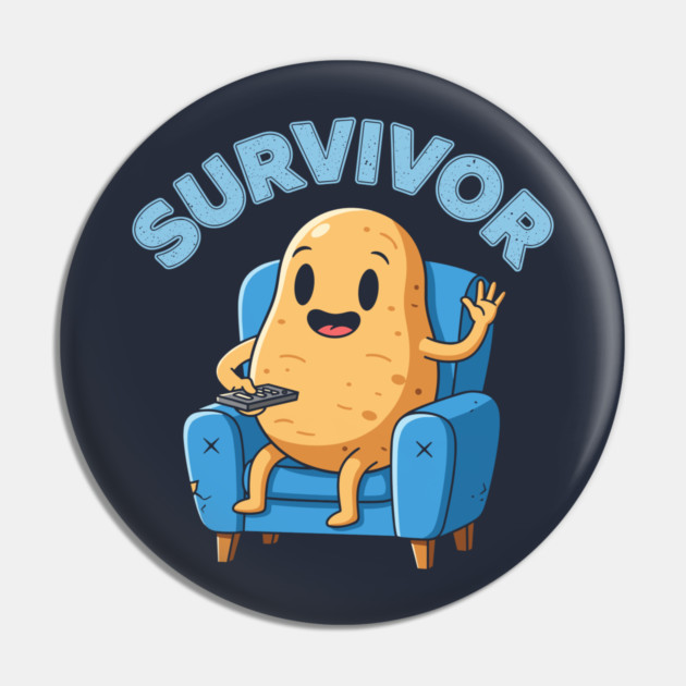 Potato Survivor Pin by enrynz