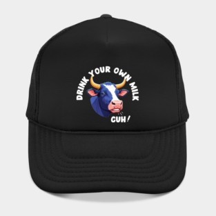 Cow's Milk Vegan Joke Hat