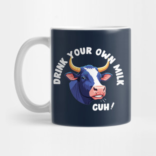 Cow's Milk Vegan Joke Mug