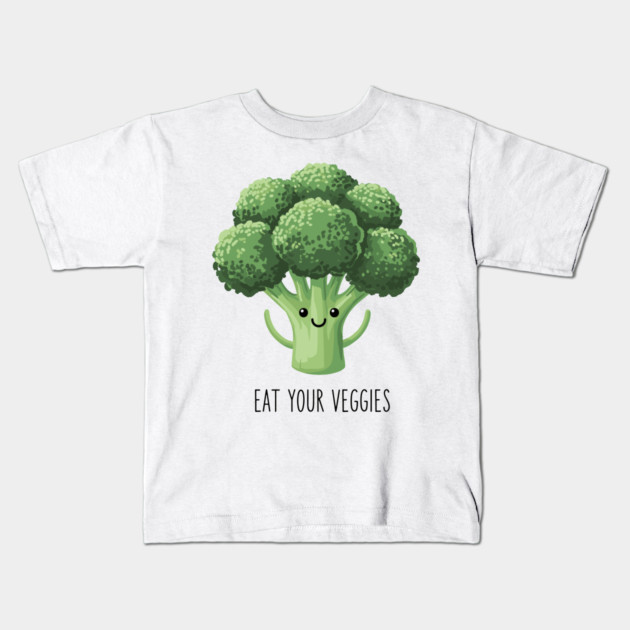 Eat Your Veggies Kids T-Shirt by enrynz