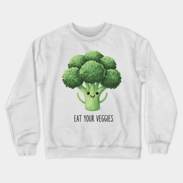Eat Your Veggies Crewneck Sweatshirt by enrynz