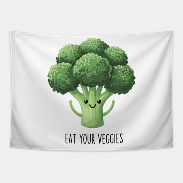 Eat Your Veggies Tapestry by enrynz