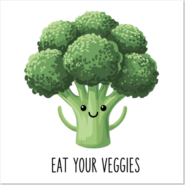 Eat Your Veggies Wall Art by enrynz