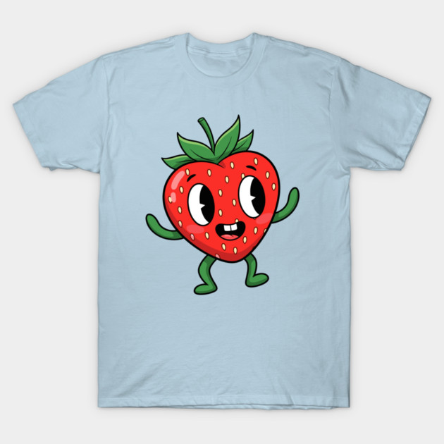 Happy Strawberry T-Shirt by enrynz
