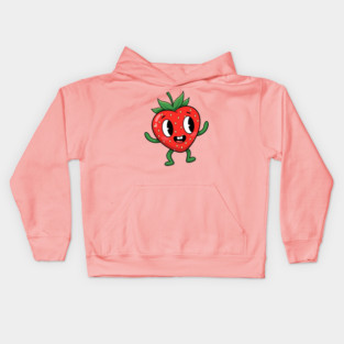 Happy Strawberry Kids Hoodie
