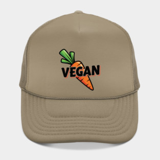 Vegan Vibes Carrot Hat