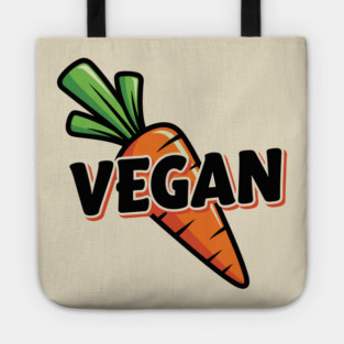 Vegan Vibes Carrot Tote