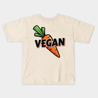 Vegan Vibes Carrot Kids T-Shirt