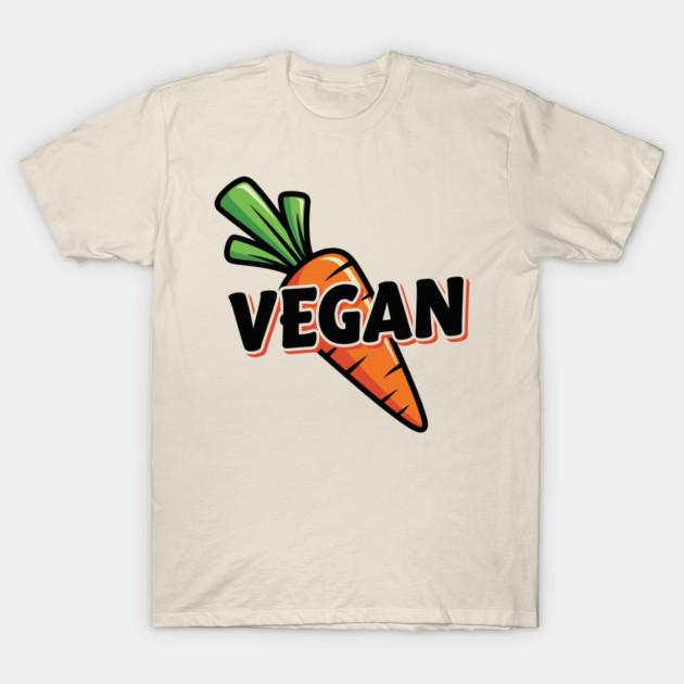 Vegan Vibes Carrot T-Shirt by enrynz