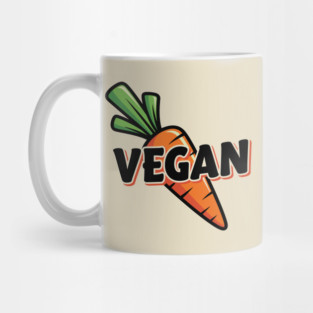 Vegan Vibes Carrot Mug