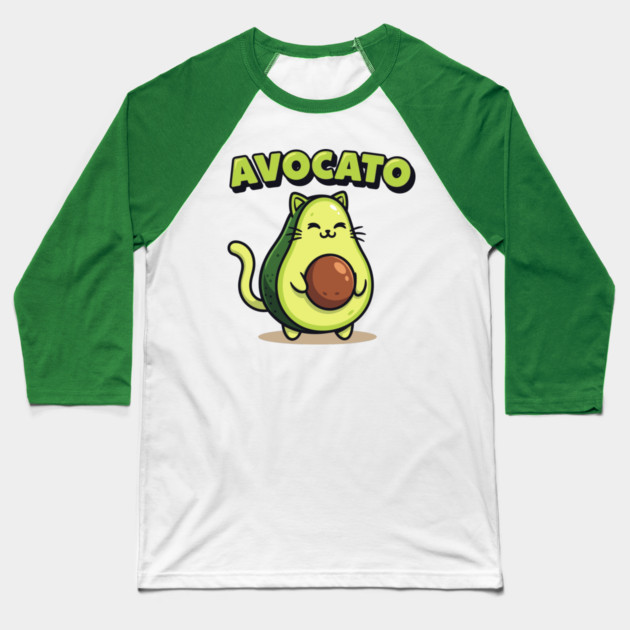 Avocato Baseball T-Shirt by enrynz