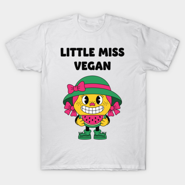 Little Miss Vegan T-Shirt by enrynz