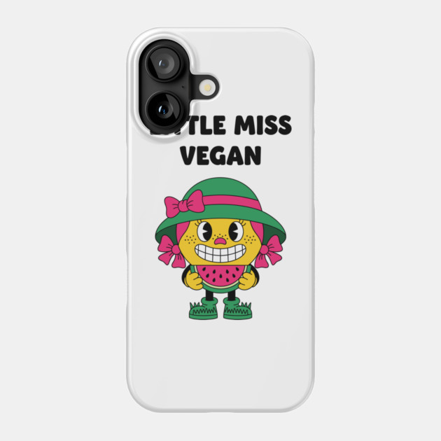 Little Miss Vegan Phone Case by enrynz