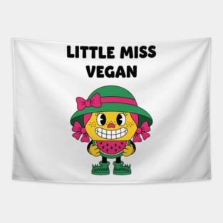Little Miss Vegan Tapestry