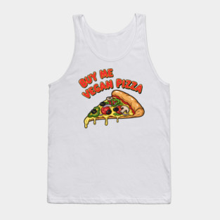 Buy Me Vegan Pizza Tank Top