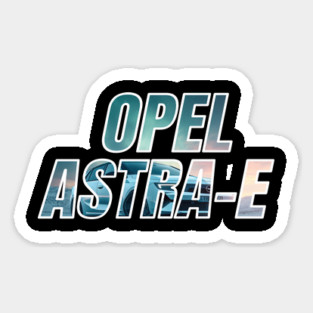 OPEL ASTRA-E Sticker