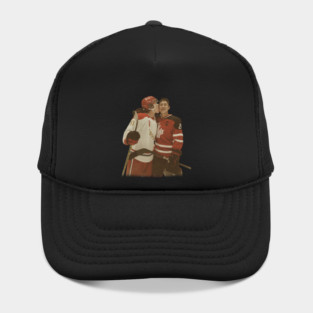 Heated-Rivalry Romance Hockey Couple Hat