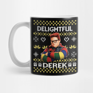 Delightful Derek Ugly Sweater Mug