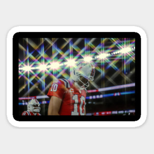 Patriots Drake Maye Aura photo Sticker