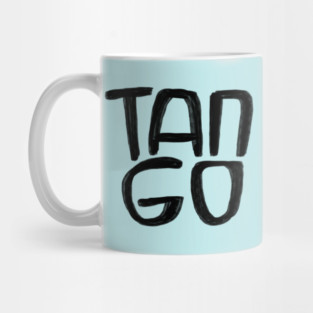 tango, handlettering, for tango dancer Mug
