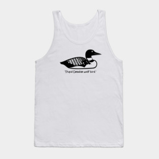 Heated Rivalry Loon Canadian Wolf Bird Tank Top