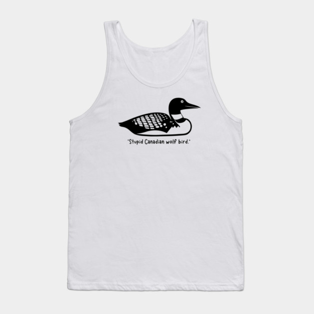 Heated Rivalry Loon Canadian Wolf Bird Tank Top by moraganesis_prints