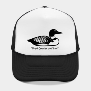 Heated Rivalry Loon Canadian Wolf Bird Hat