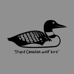 Heated Rivalry Loon Canadian Wolf Bird Bag