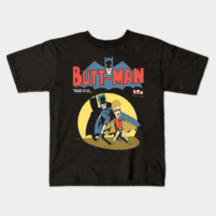 Butt-Man (Beavis and Butt-Head Parody) Kids T-Shirt