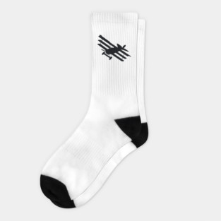 Fokker Triplane silhouette Socks
