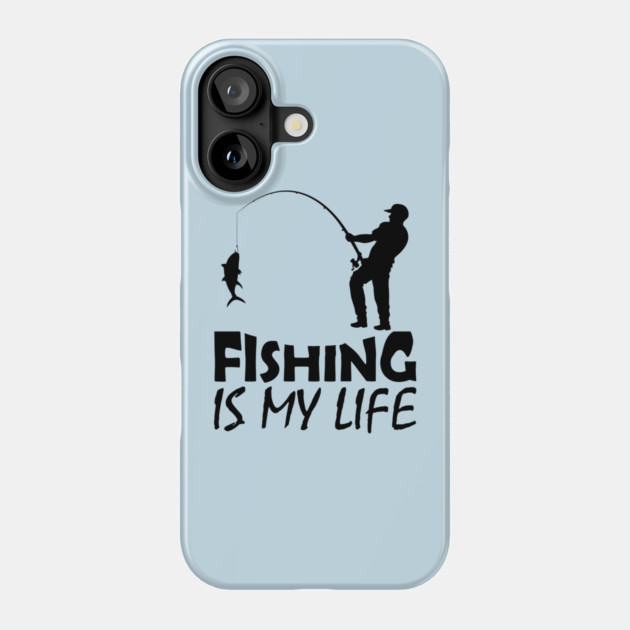 Passion for Fishing | Outdoor Adventure Enthusiast Phone Case by Creatifly Graphic Tees