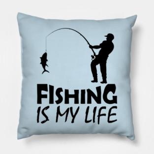 Passion for Fishing | Outdoor Adventure Enthusiast Pillow