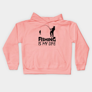 Passion for Fishing | Outdoor Adventure Enthusiast Kids Hoodie