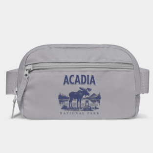 Acadia National Park, Vintage Moose Souvenir Bag