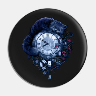 Time in Wonderland Pin