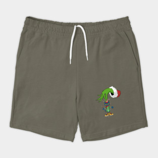 Grinch Hand Pete The Cat Bus Christmas Shorts
