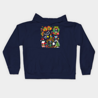 Tis The Season Pete The Cat Christmas Kids Hoodie