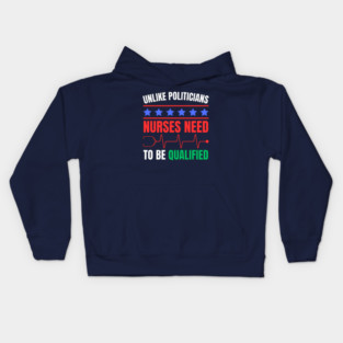 Nurses Deserve Respect - Qualified and Essential Kids Hoodie