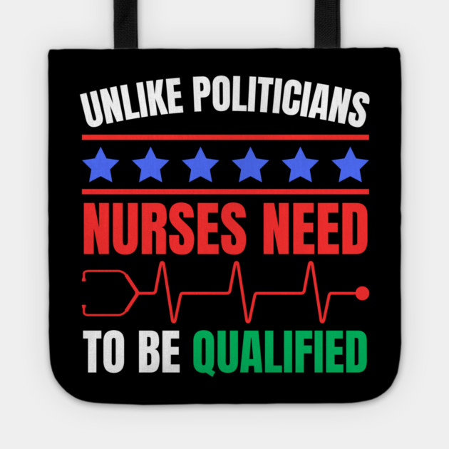 Nurses Deserve Respect - Qualified and Essential Tote by Creatifly Graphic Tees