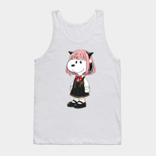 Snoopy as Anya Tank Top