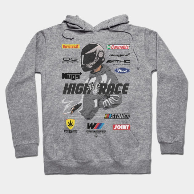 High Racer Hoodie by Wrongteeshirt