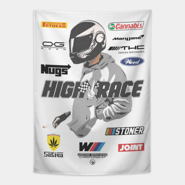High Racer Tapestry by Wrongteeshirt