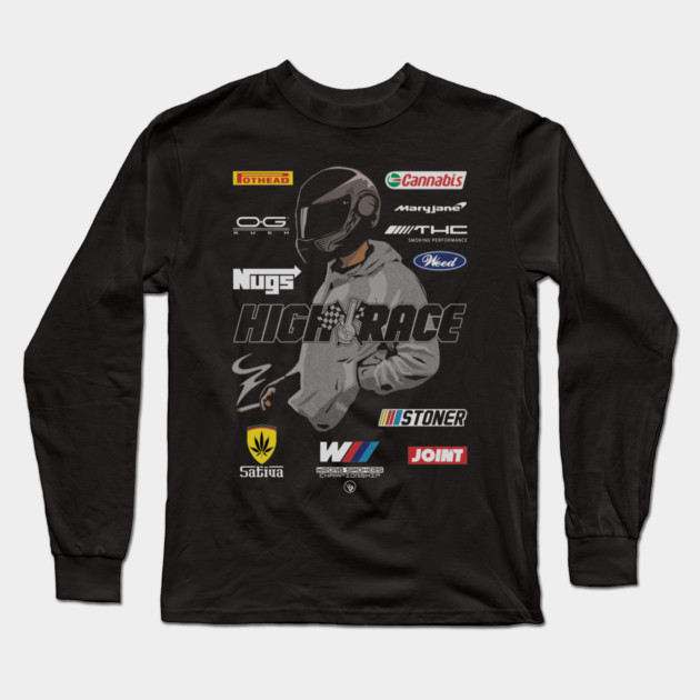 Racing High Long Sleeve T-Shirt by Wrongteeshirt