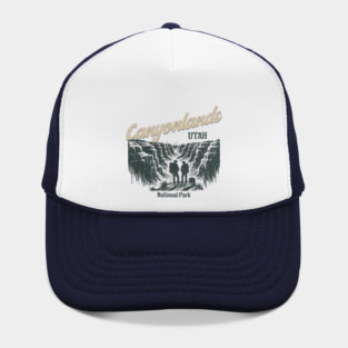 Canyonlands National Park Vintage Hiker, Utah Souvenir Design Hat