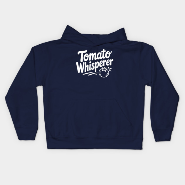 Tomato Whisperer Kids Hoodie by Frank Ring