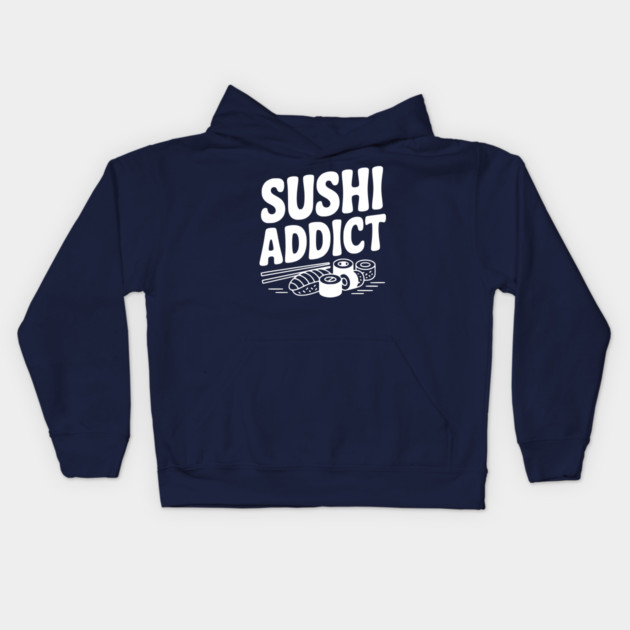 Sushi Addict Kids Hoodie by Frank Ring