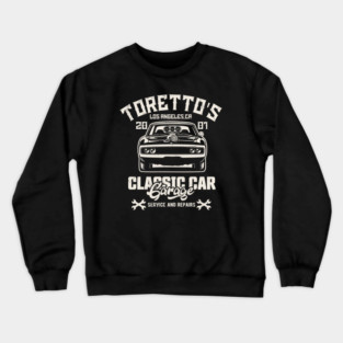 Toretto's garage Crewneck Sweatshirt
