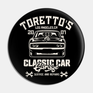 Toretto's garage Pin