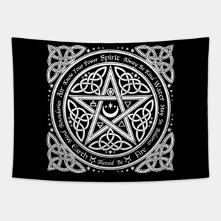 Good Witch Pentagram Tapestry