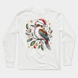 Xmas-Kookaburra Long Sleeve T-Shirt